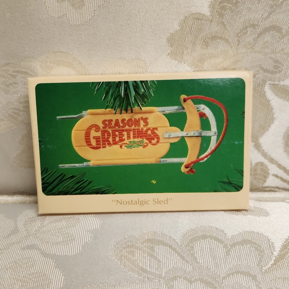 Hallmark Keepsake Ornament "Nostalgic Sled"